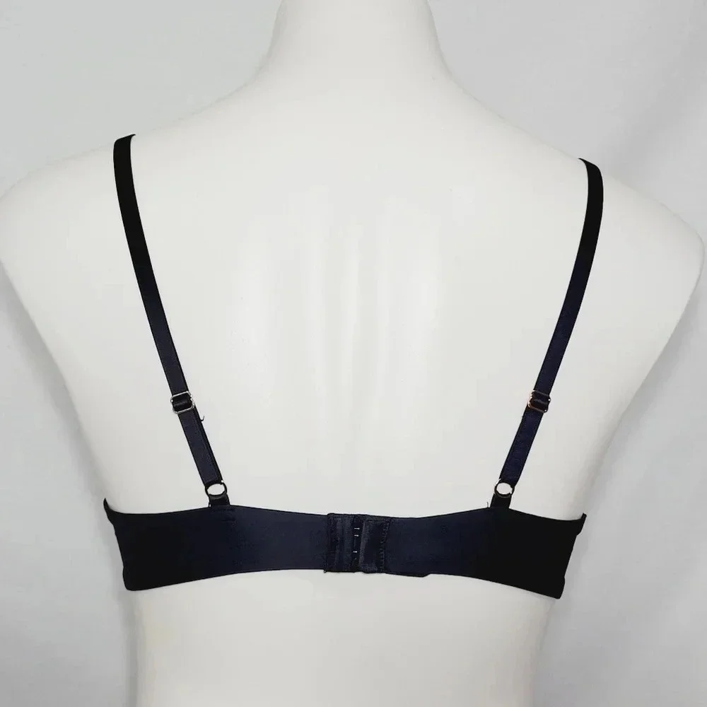 36B Dorina‎ Zuri Push Up Demi Underwire Bra Black NWT
